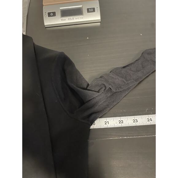 Ted Baker London Womens Open Front Cardigan Blazer Size 2 Black Modern Career - Picture 5 of 7